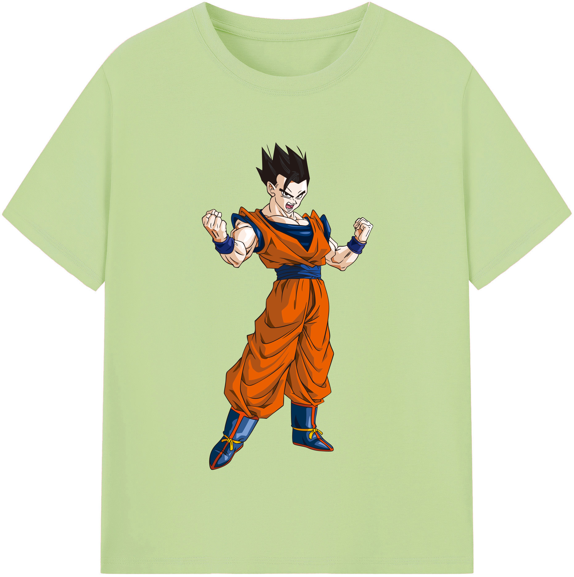 （画像用） ドラゴンボール 孫 悟飯（そんごはん）DRAGON BALL Son Gohan 綿100％半袖Tシャツ（フロントプリント）
